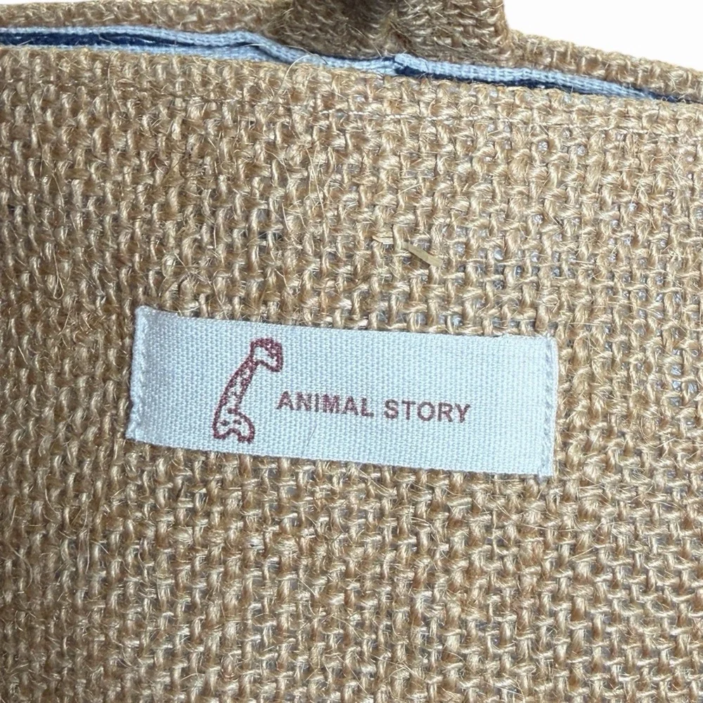 Desktop Storage Basket Hanging‎ Pocket Small Sack Sundries Jute Cotton Linen Bag